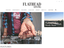 Tablet Screenshot of flatheadliving.com